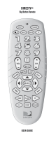 DirecTV Big Button Remote User manual