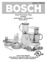Bosch MCM 5000 UC User manual