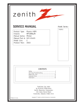 Zenith P60W26 User manual