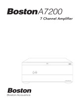 Boston A7200 User manual