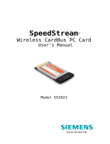 Siemens SPEEDSTREAM SS1021 User manual