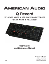 ADJ Q-Record User manual