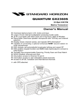 Standard Horizon GX1150 User manual