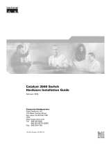 Cisco Systems 3560 User manual