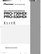 Pioneer PRO-530HD User manual