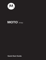 Motorola MOTO XT502 User manual