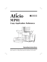 Ricoh AFICIO MP01 User manual