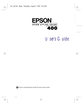 Epson Stylus Color 400 User manual