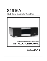 Elan S1616A Installation guide
