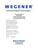 Wegener 4422 User manual