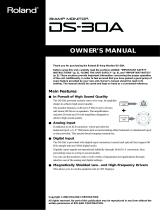 Roland DS-30A User manual