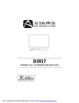 Audiovox D2017 User manual