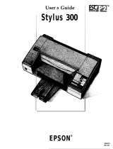 Epson Stylus 300 User manual