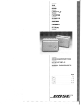 Bose LIFESTYLE powered speakers Owner's manual