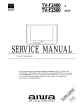 Aiwa TV-F2400 User manual