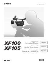 Canon XF105 User manual