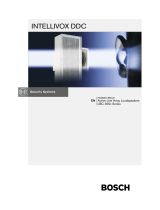 Bosch INTELLIVOX DDC LBC 325X User manual