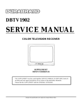 Durabrand DBTV1902 User manual