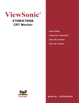 ViewSonic E70FSB User manual
