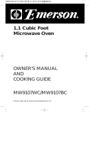 Emerson Microwave Oven MW9107WC User manual