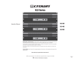 Crown Audio XLS Series User manual