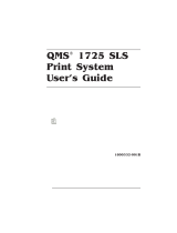 QMS 1725 User manual