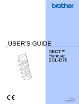 Brother DECT BCL-D70 User manual