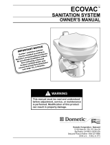 Dometic ECOVAC SANITATION SYSTEM User manual