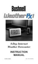 Bushnell Weather FXi 4-Day Internet Forecasters User manual