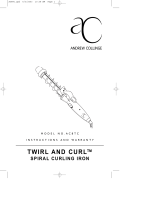 Salton TWIRL AND CURL AC8TC User manual