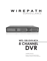DVR WPS-100-DVR-8CH Owner's manual
