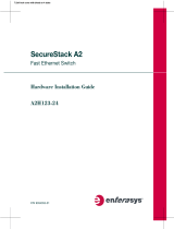 Enterasys Networks SecureStack A2 A2H123-24 User manual