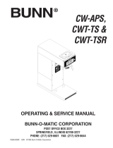 Bunn CWT-TS User manual