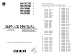 Aiwa D33 Service User manual