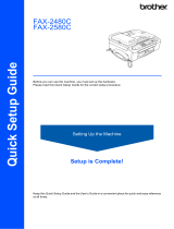 Brother FAX-2580C Installation guide