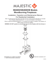 Majestic SB4800HB Installation, Operation And Maintenance Manual For Residential Installation