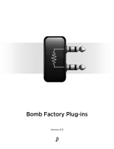 DigiDesign Bomb Factory Plug-ins User manual