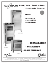 Alto-Shaam 2800-SK/III User manual