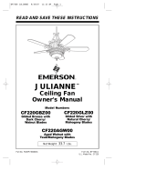 Emerson CF220GBZ00 User manual
