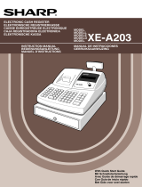 Sharp XE-A203 User manual