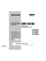 Aiwa MM-VX200 Owner's manual