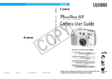 Canon Poershot G2 User manual