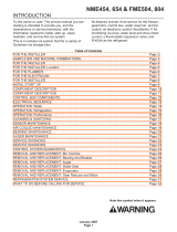 Scotsman Ice NME654 User manual