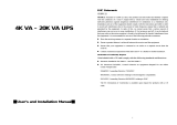 EMC 4K VA  20K VA UPS User manual