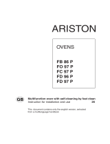 Ariston FD 96 P User manual