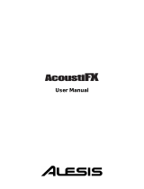 Alesis AcoustiFX User manual