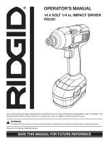 RIDGID R82320 User manual