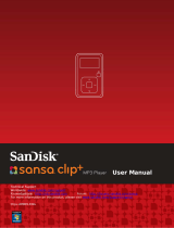 SanDisk Sansa Clip+ User manual