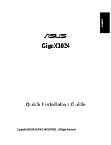 Asus GIGAX 1024 Owner's manual