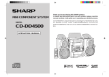 Sharp CD-DD4500 User manual